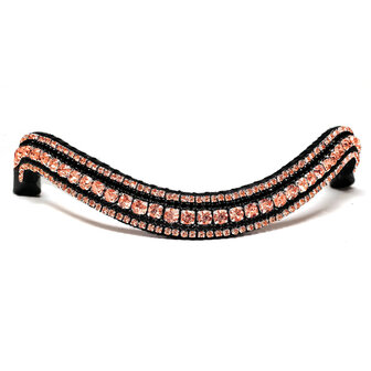 Browband Rose Gold &amp; Black