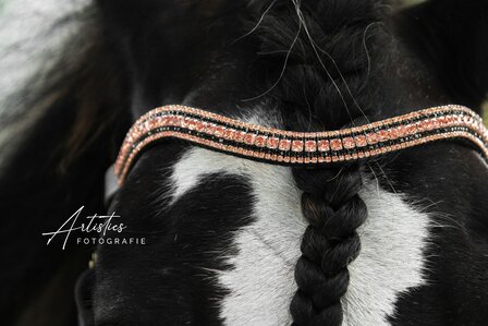 Browband Rose Gold &amp; Black