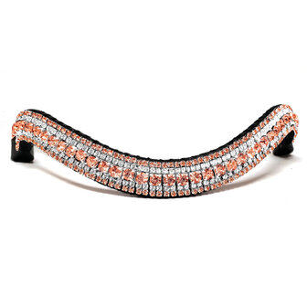 Browband Rose Gold &amp; Crystal