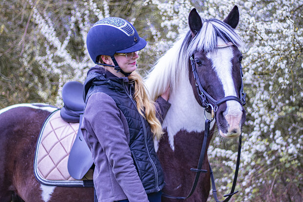 Browband rose gold & little pearl