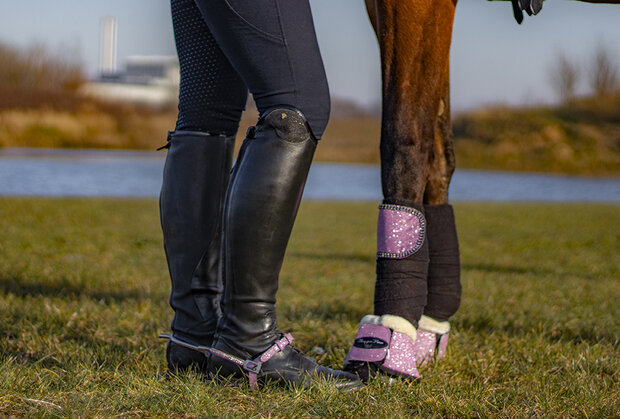 Glitter discount riding boots