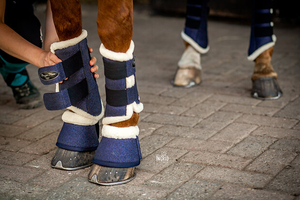 springschoenen glitter navy