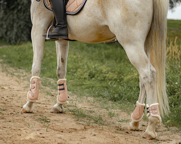 Tendon fetlock boots Sparkle Rose Gold Bling Your Horse
