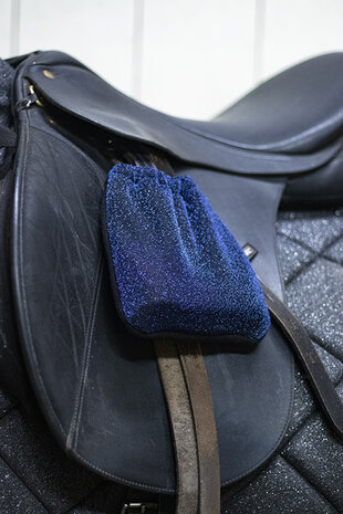 stirrup covers glitter navy