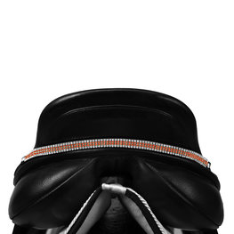 Saddle Jewel Crystal & Orange