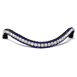 Browband Blue & Crystal -Subtile