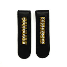 Boot Clips Gold & Crystal