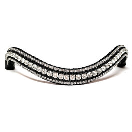 Browband Crystal & Black